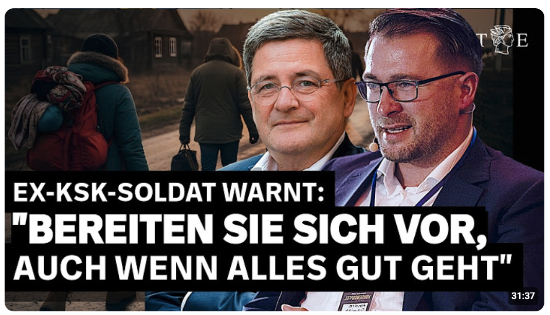 KSK-Soldat warnt: Bereiten Sie sich auf Stromausfall, Krieg und Chaos RICHTIG vor