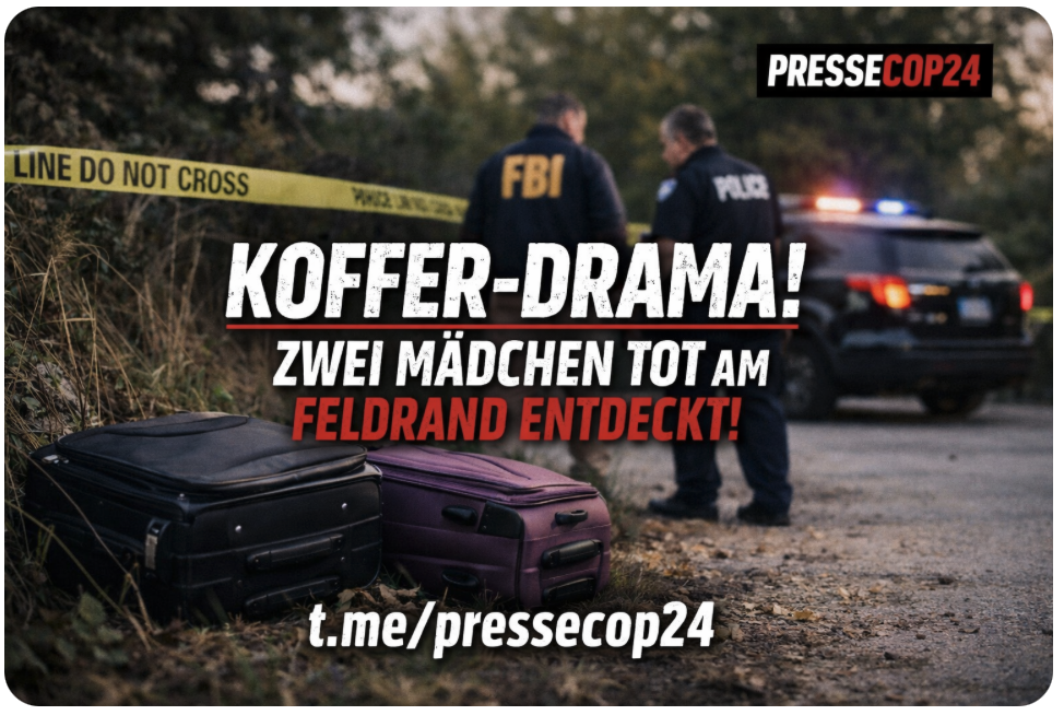 KOFFER DES GRAUENS! ZWEI MÄDCHEN TOT AM FELDRAND ENTDECKT – POLIZEI JAGT DEN KILLER