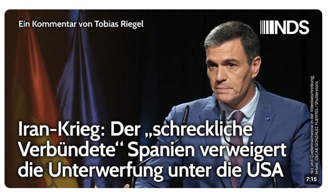 Iran-Krieg: Der „schreckliche Verbündete“ Spanien verweigert die Unterwerfung unter die USA | Riegel