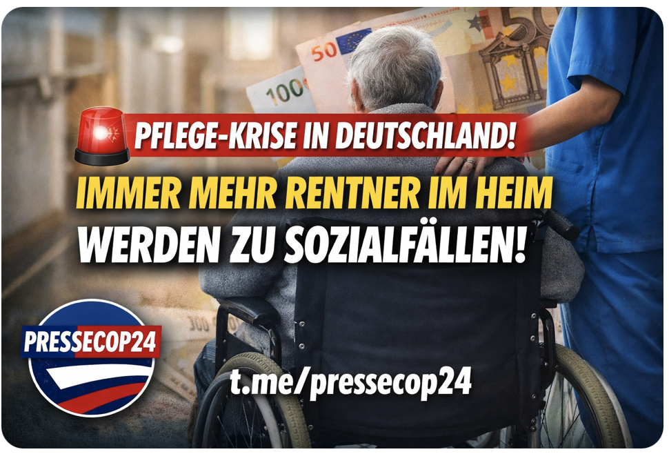 PFLEGE-SCHOCK IN DEUTSCHLAND! IMMER MEHR RENTNER IM HEIM WERDEN ZU SOZIALFÄLLEN – KASSE WARNT VOR PFLEGE-KOLLAPS