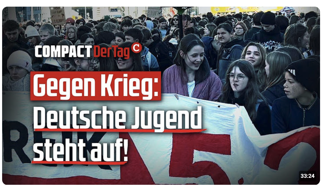 Gegen Krieg: Deutsche Jugend steht auf!