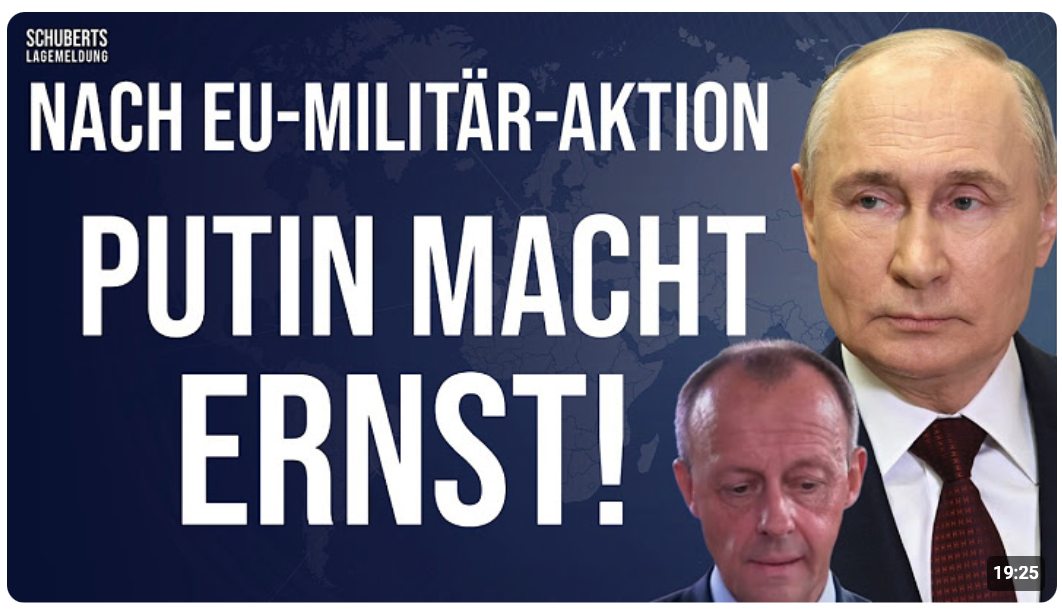 Eilt  Russland schockt Merz!  Energie-Krieg außer Kontrolle!  Trinkwasser-Katastrophe Sabotage!