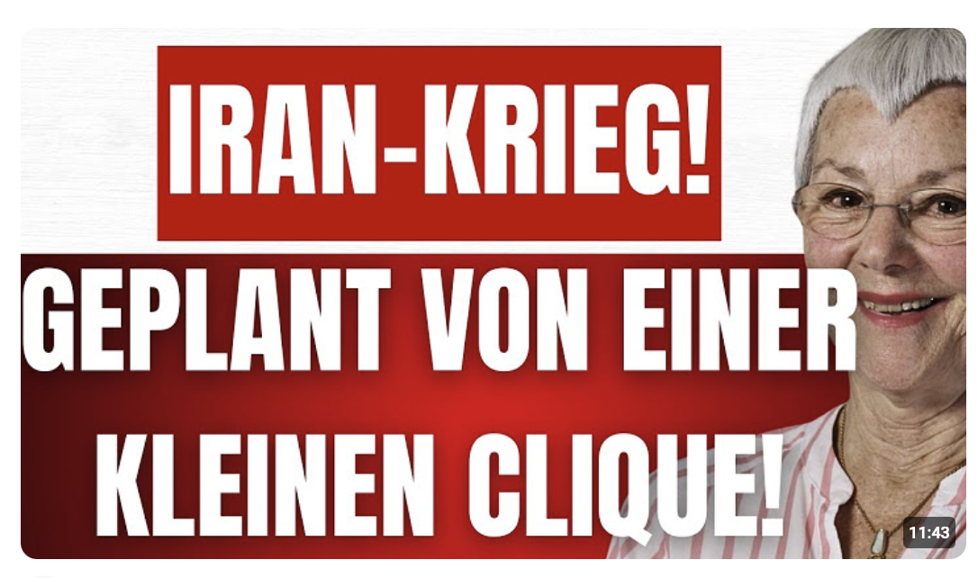 KRONE-SCHMALZ lässt BOMBE über IRAN-KRIEG platzen! – Eine kleine CLIQUE profitiert!
