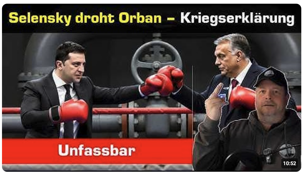 Streit eskaliert – Selensky „Mafia“methoden gegen Orban und Ungarn + Slovakei – Neuer Krieg?