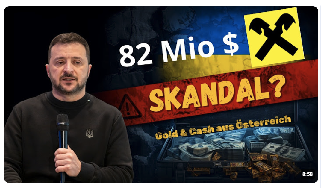 Gold & Bargeld – Nächster Ukraine-Skandal mit Österreich-Bezug!