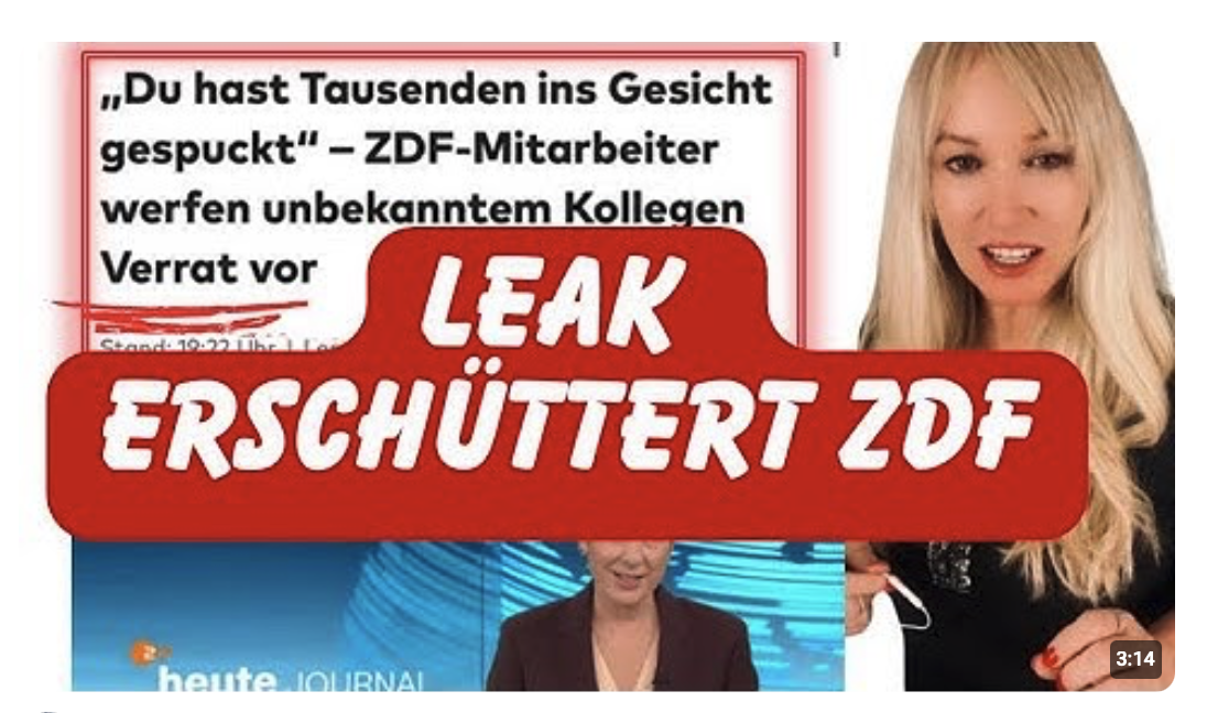 Skandal: Interner ZDF-LEAK sorgt für Beben!