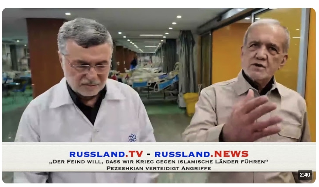 „Der Feind will, dass wir Krieg gegen islamische Länder führen“ Pezeshkian verteidigt Angriffe
