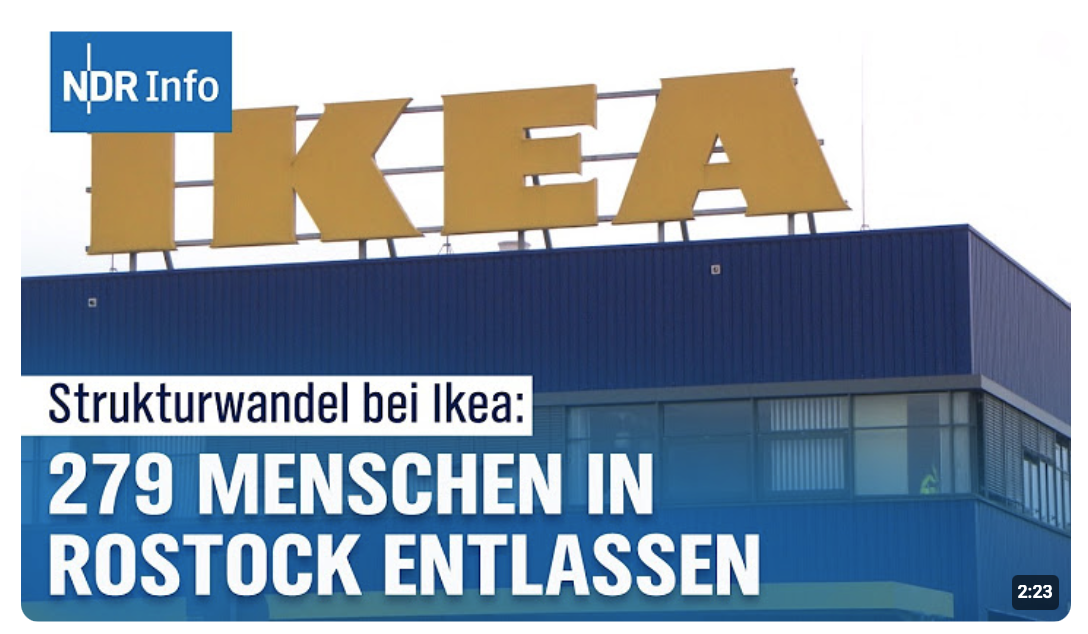 Sozialplan bei Ikea in Rostock: Wie es für Beschäftigte weitergeht | NDR Info