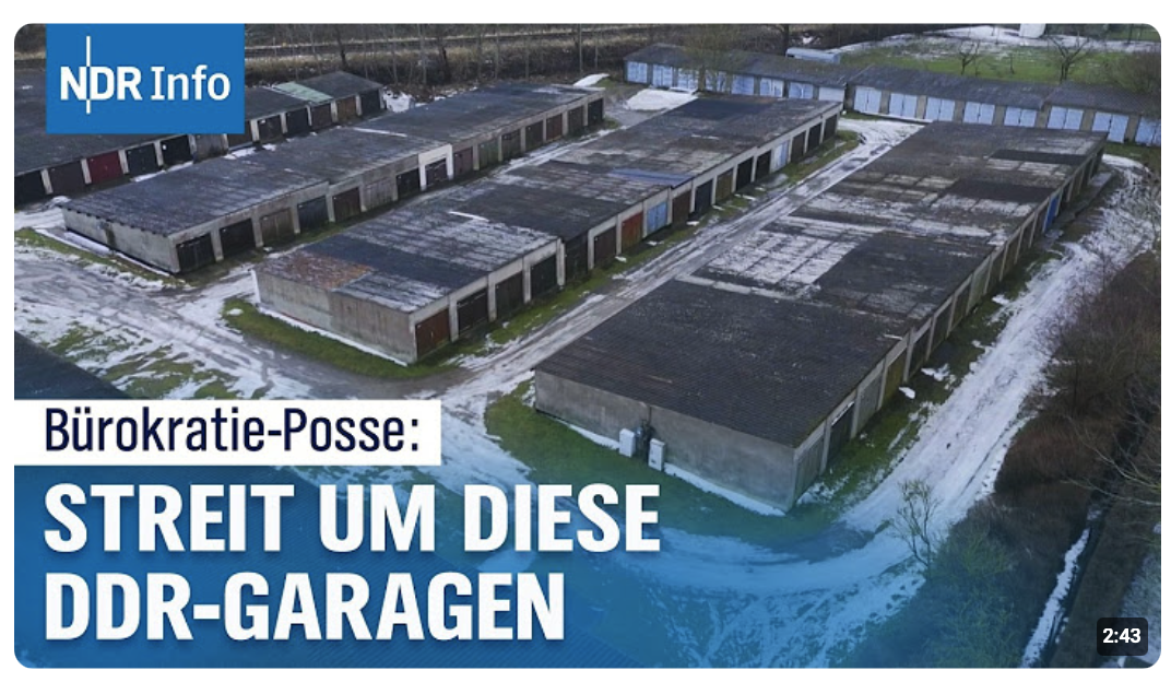 DDR-Garagen: Landkreis kippt Miet-Kompromiss | NDR Info