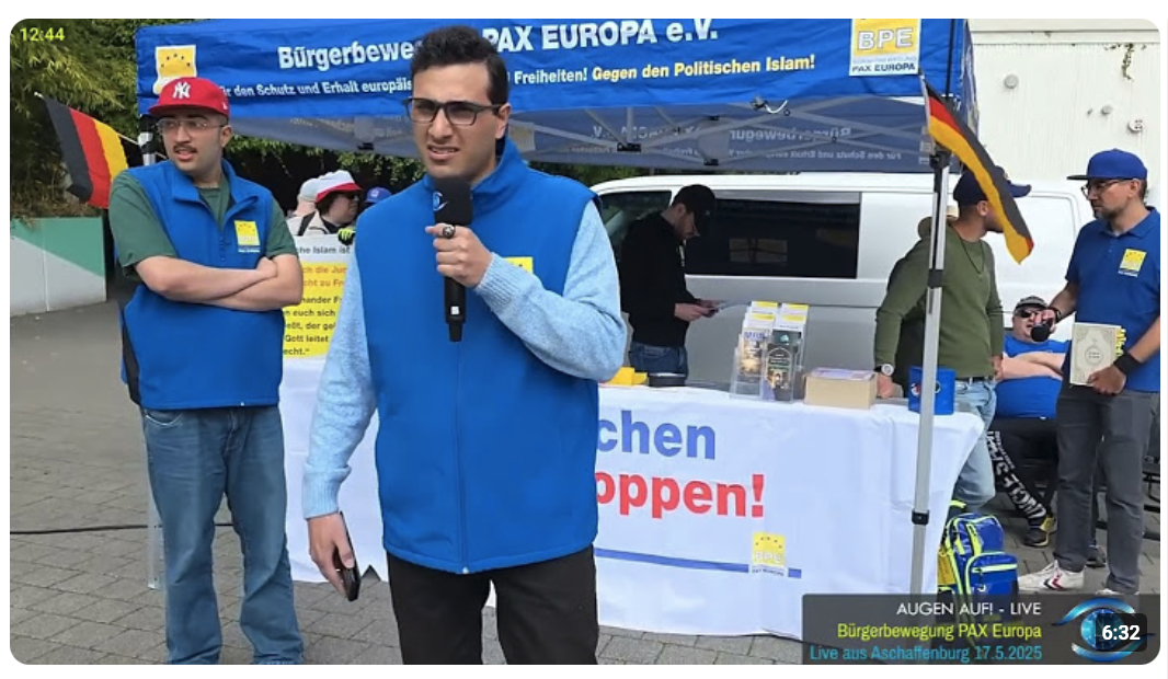 Ex-Moslem Mohamad warnt vor dem Politischen Islam bei BPE in Aschaffenburg