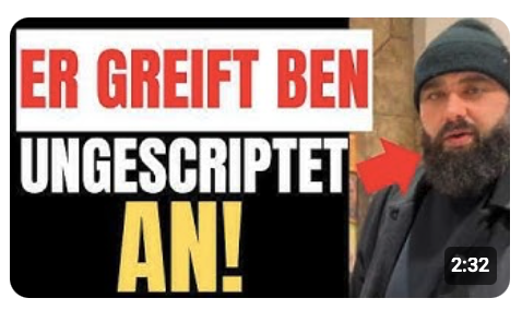 MIGRANT aus der ZDF Sendung greift BEN UNGESCRIPTET AN! Kann ich so nicht stehen lassen!