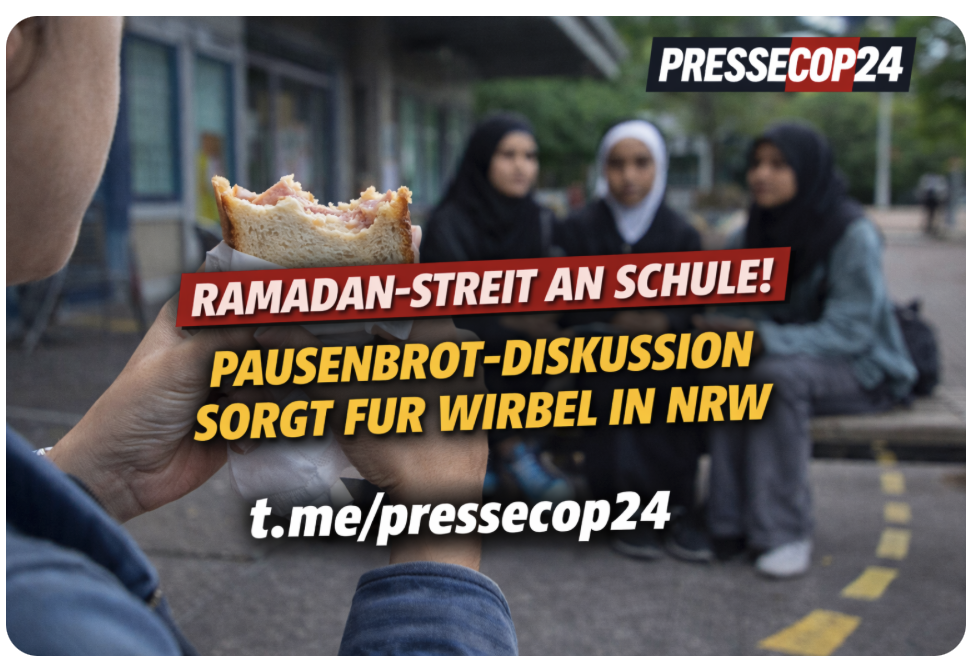 RAMADAN-STREIT AN SCHULE! PAUSENBROT-DISKUSSION SORGT FÜR WIRBEL IN NRW