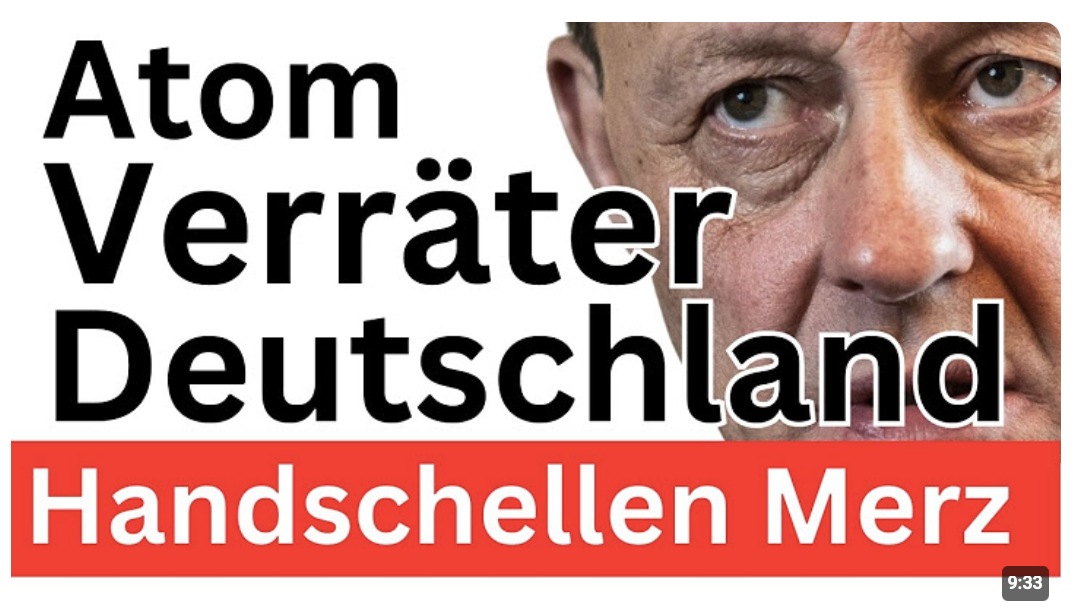 Merz Atom-Verrat ! Wahnsinn !