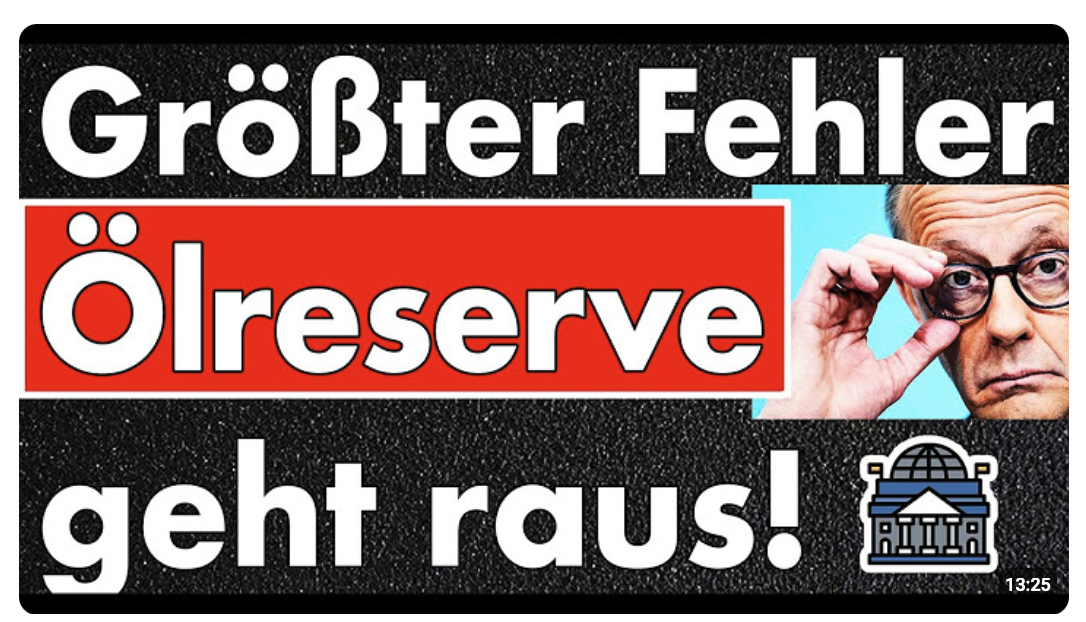 Kein Mangel aber Freigabe der Reserven? Regierung begeht großen Fehler! Wir werden teuer bezahlen!