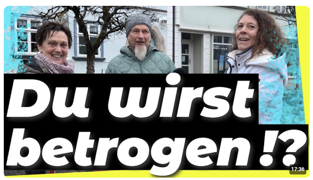 Du finanzierst DIE, die DICH abschaffen !?