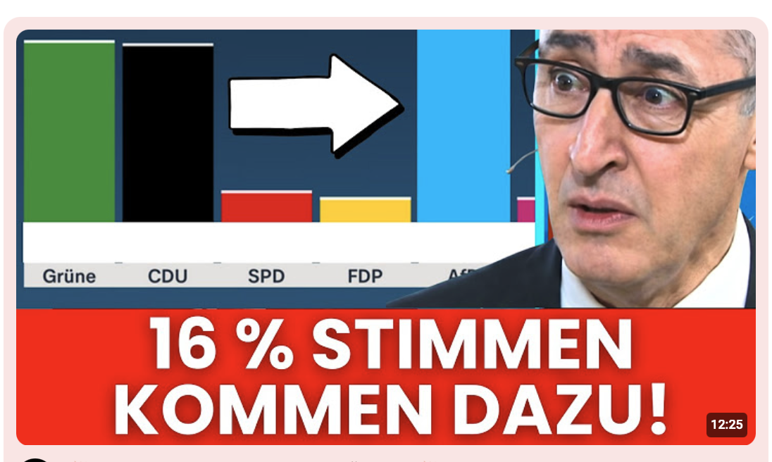 16 % STIMMEN KOMMEN IN BAWÜ DAZU! WENDUNG MACHT ALLE SPRACHLOS