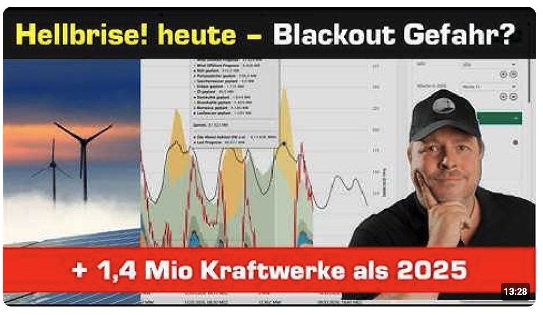 Erste Hellbrise 2026! – 4 Gefahren für Blackout!