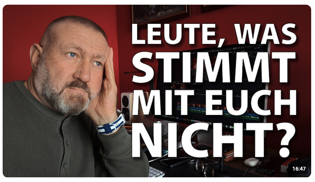 Leute, was stimmt mit Euch nicht?