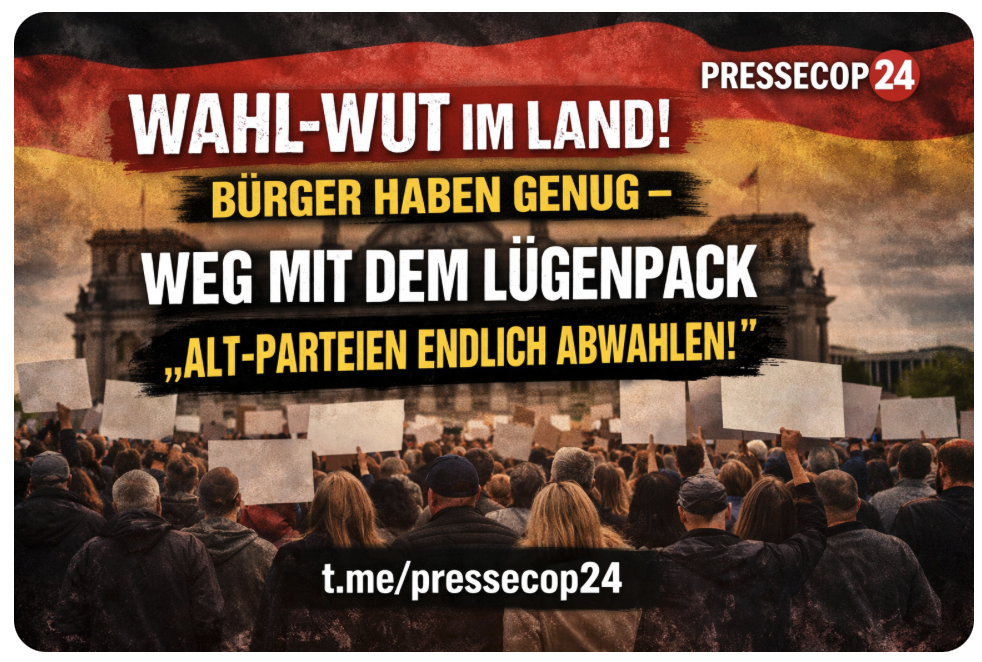 WAHL-WUT IM LAND! BÜRGER HABEN GENUG – WEG  MIT  DEM  LÜGENPACK :  „ALT-PARTEIEN  ENDLICH  ABWÄHLEN!“