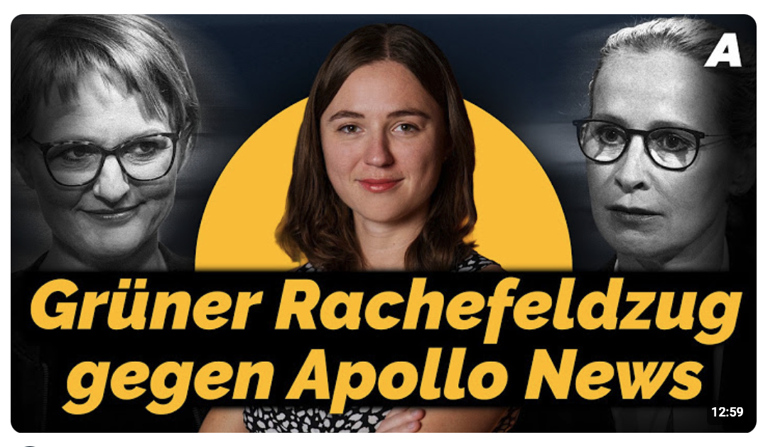 Grüner Rachefeldzug gegen Apollo News
