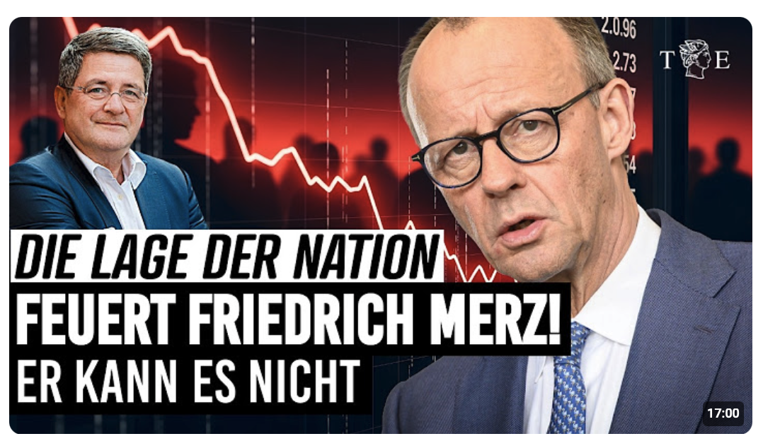Feuert Friedrich Merz: Er verweigert seine Arbeit – Die Lage der Nation mit Roland Tichy
