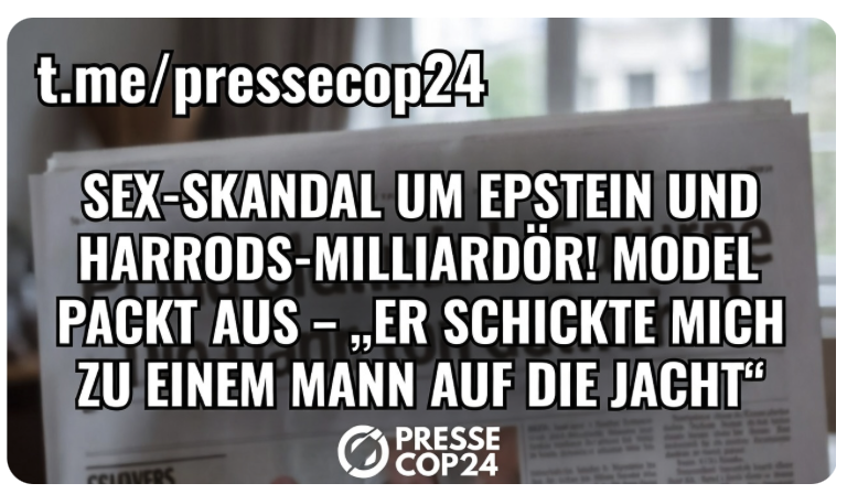 SEX-SKANDAL UM EPSTEIN UND HARRODS-MILLIARDÄR! MODEL PACKT AUS – „ER SCHICKTE MICH ZU EINEM MANN AUF DIE JACHT“