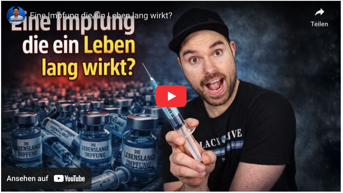 Neue Technologie! Die Lebenslang-Impfung!