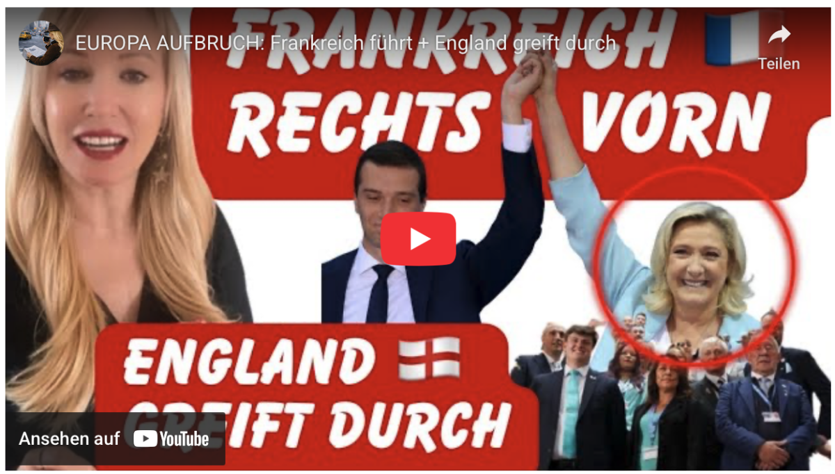EUROPA AUFBRUCH: Frankreich führt + England greift durch