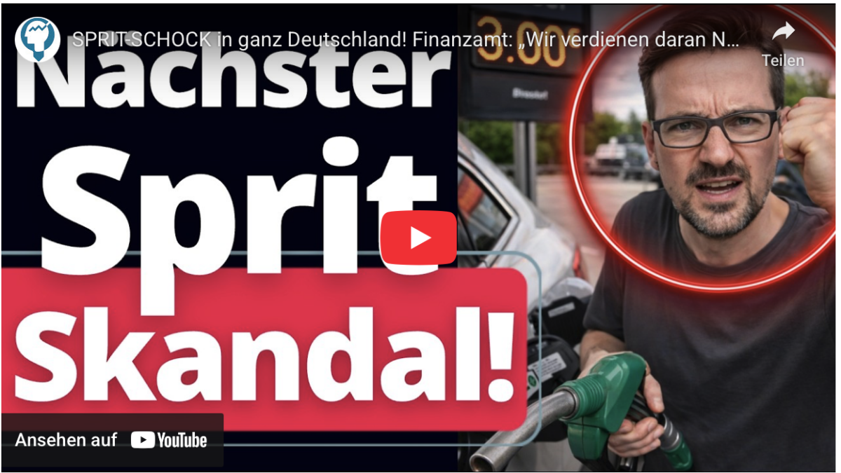 SPRIT-SCHOCK in ganz Deutschland! Finanzamt: „Wir verdienen daran NICHTS!“ 