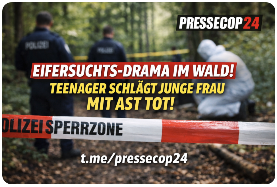 EIFERSUCHTS-DRAMA IM WALD! TEENAGER SOLL JUNGE FRAU MIT AST ERSCHLAGEN HABEN