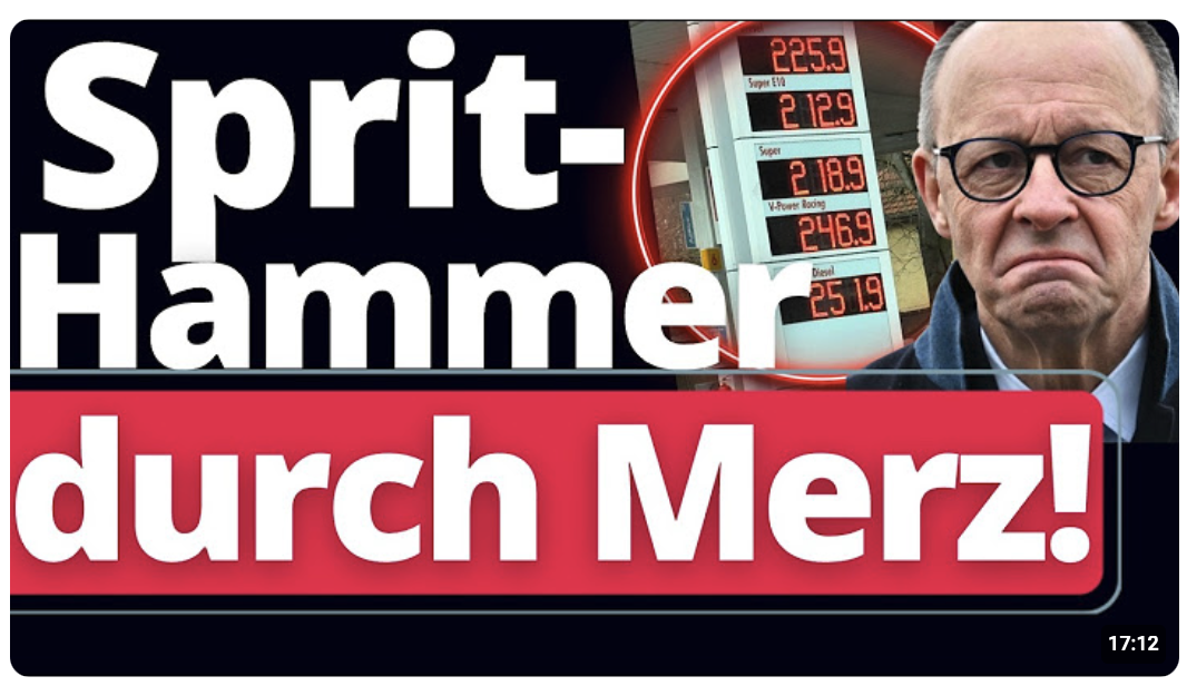 Diesel-Desaster für Merz: Diesel bald bei 3 Euro!