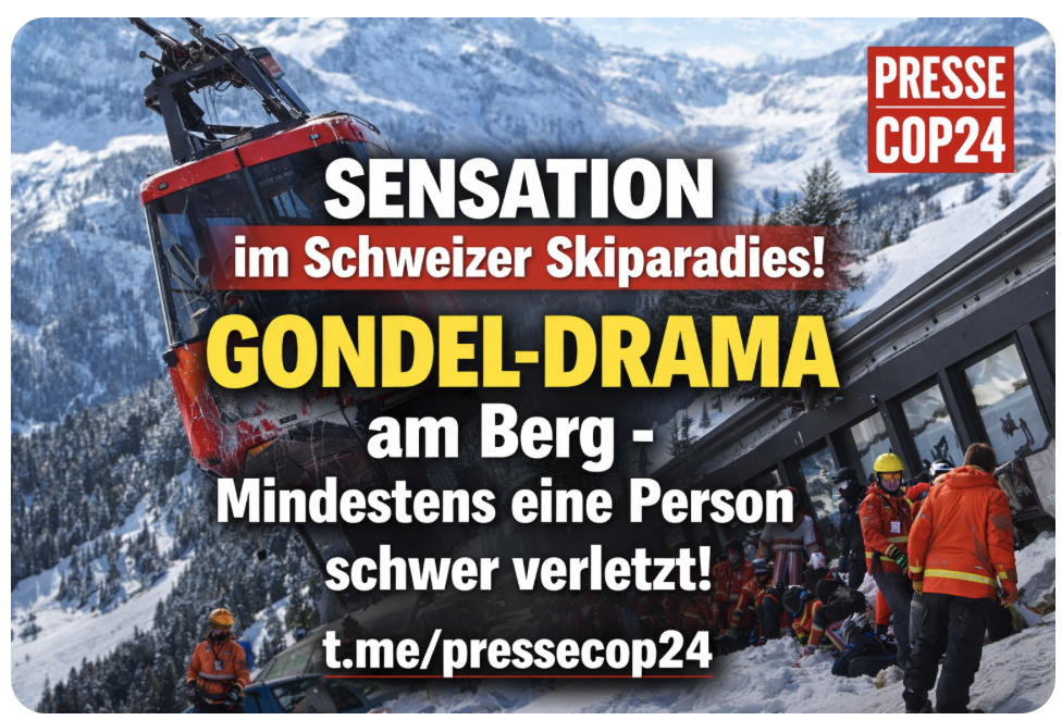 SENSATION im Schweizer Skiparadies! GONDEL-DRAMA am Berg – Mindestens eine Person schwer verletzt!