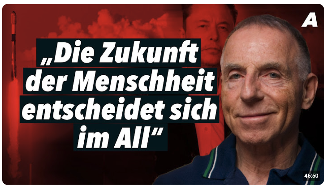 „Die Zukunft der Menschheit entscheidet sich im All“ – Rainer Zitelmann im Gespräch