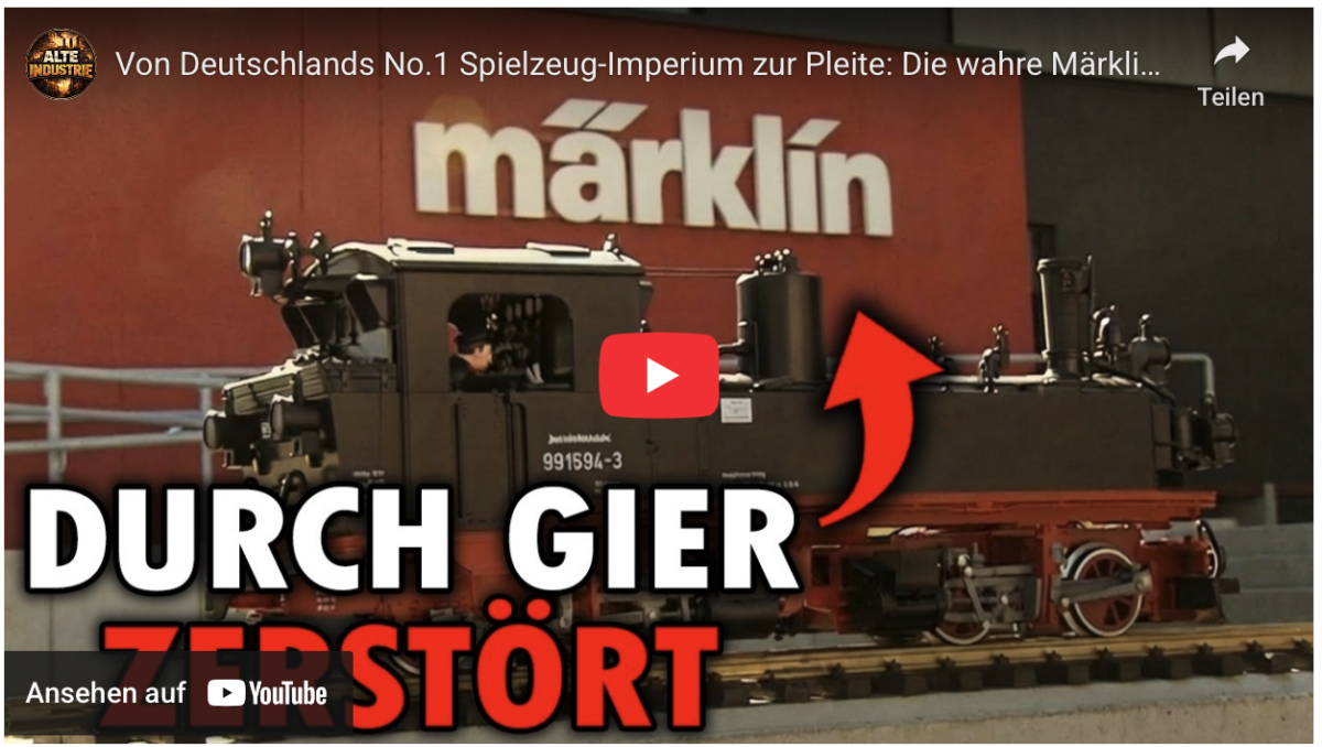 Von Deutschlands No.1 Spielzeug-Imperium zur Pleite: Die wahre Märklin-Tragödie
