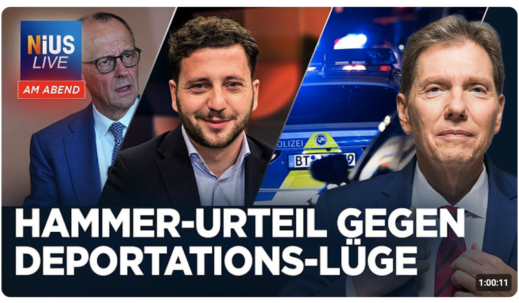 Hammer-Urteil! Das Ende einer steuer-finanzierten Riesen-Lüge | NIUS Live am Abend vom 18.03.2026