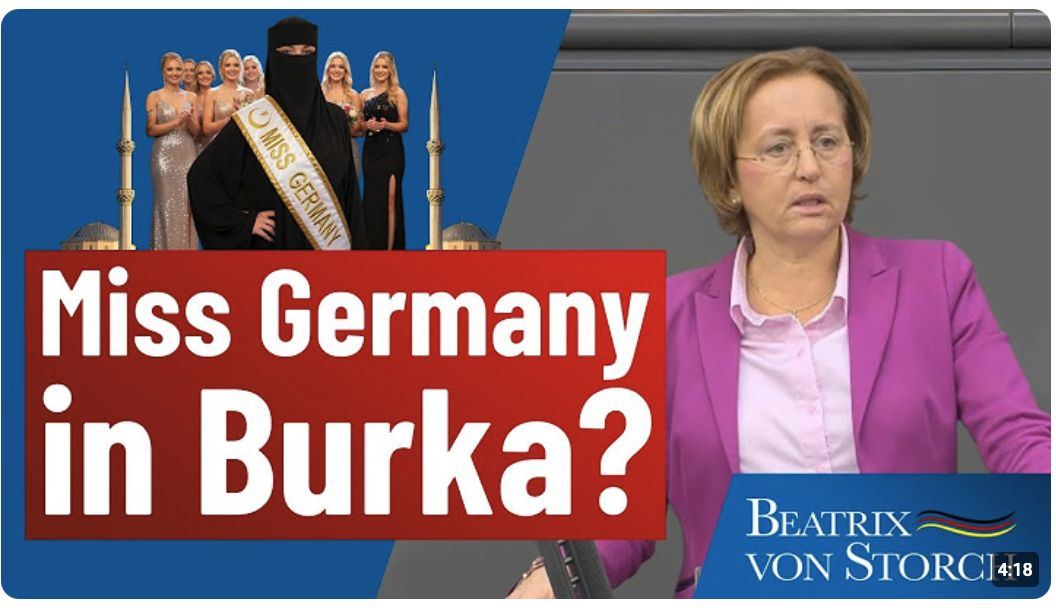 Beatrix von Storch: Frauen im Namen der Frauenrechte entrechtet, entmenschlicht und entwürdigt