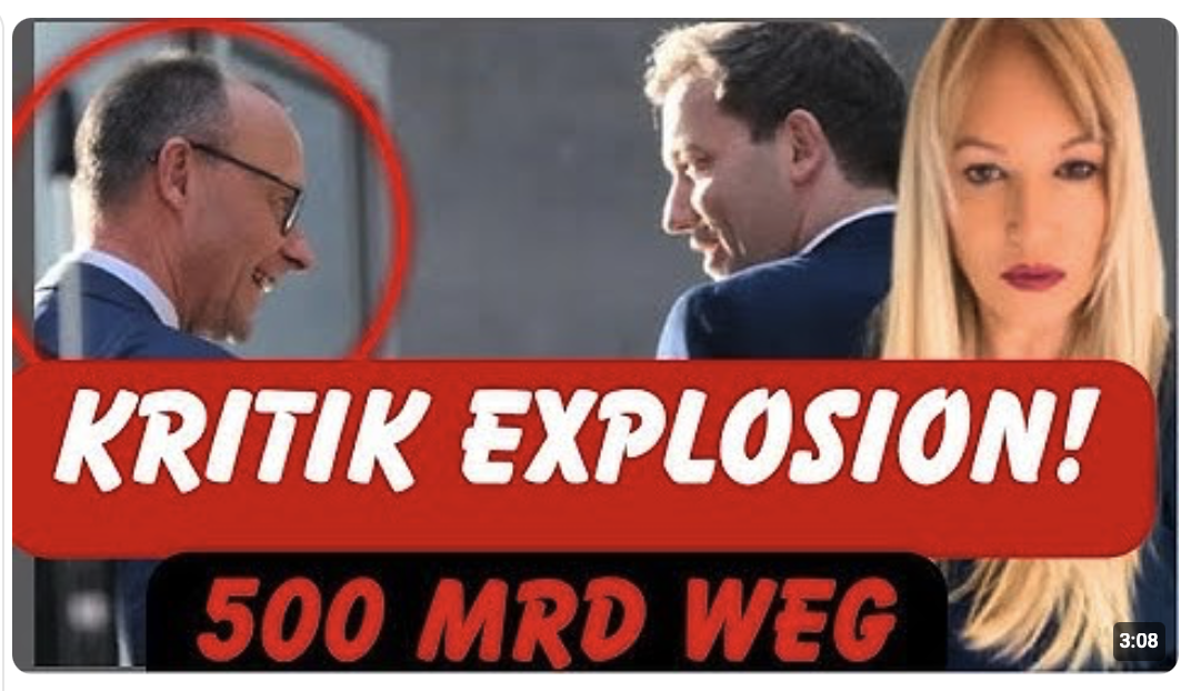 PANIK IN DER CDU: 500 Mrd einfach weg!