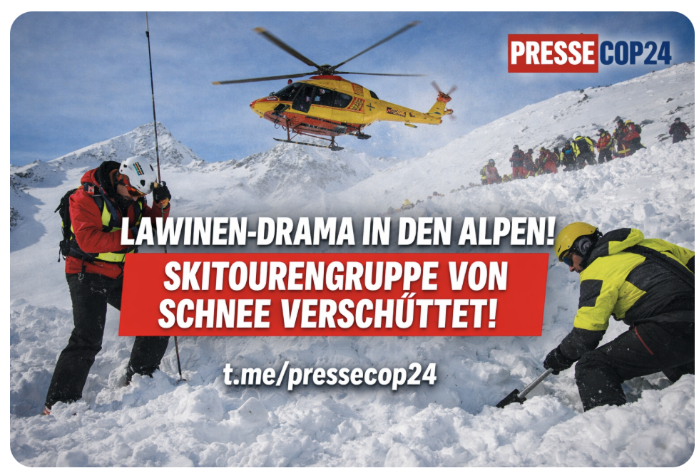 LAWINEN-HORROR IN DEN ALPEN! SKITOUREN-GRUPPE VON SCHNEEMASSEN VERSCHLUNGEN – RETTER KÄMPFEN UM JEDES LEBEN