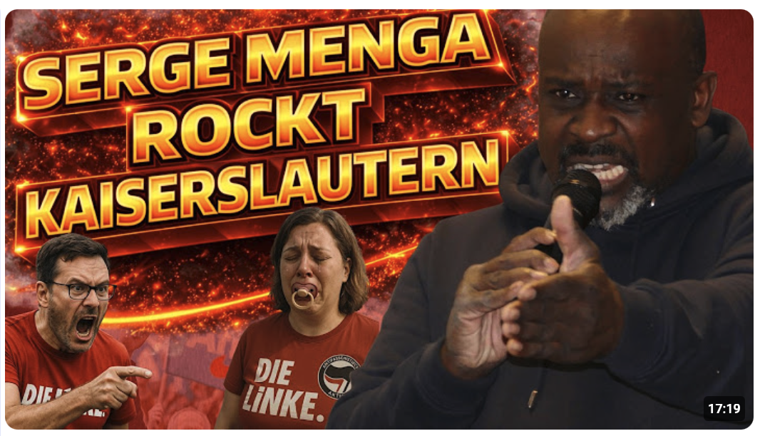 Kaiserslautern BEBT !  AfD Wahlkampfabschluss mit Serge Menga in Rheinland Pfalz