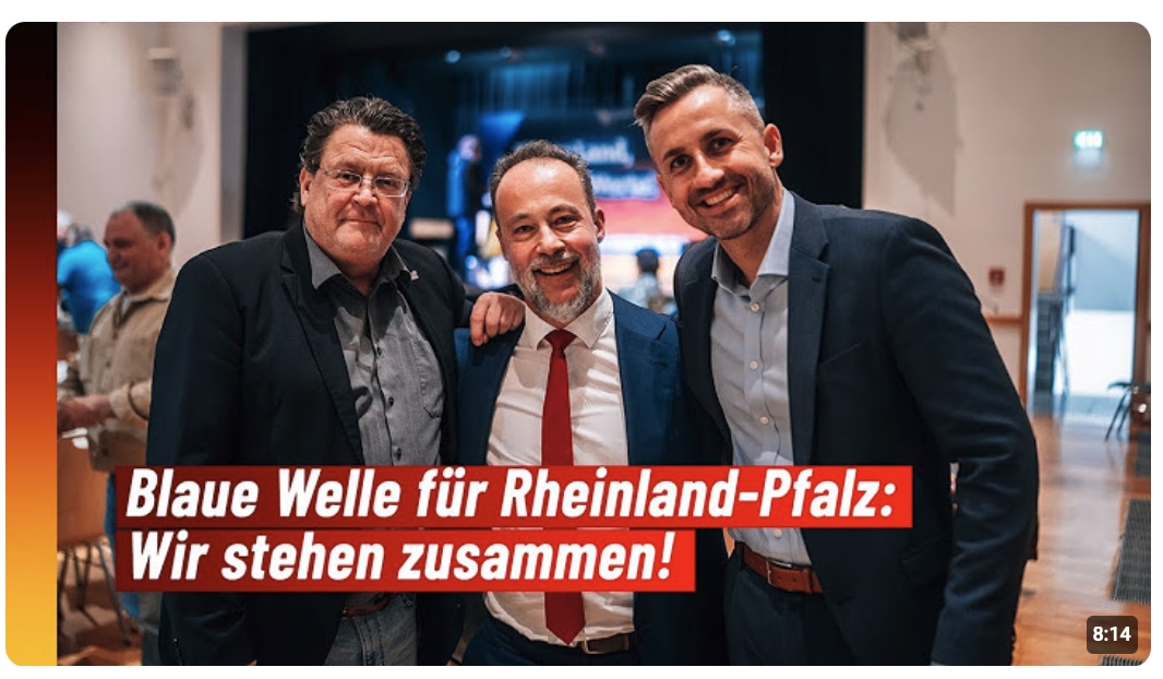 Blaue Welle für Rheinland-Pfalz: Wir stehen zusammen!