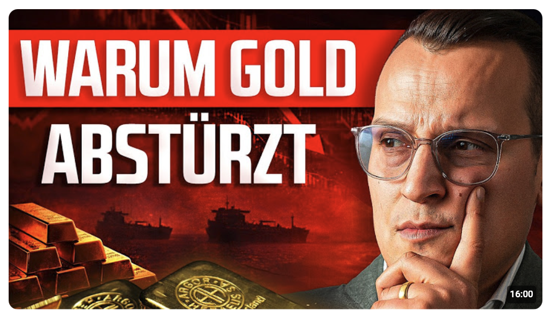 Iran-Krieg, Ölschock, Hormuz-Blockade – und Gold FÄLLT! Hier ist die Erklärung