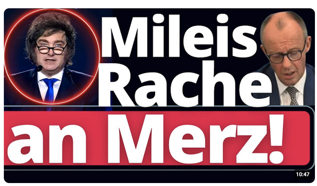 Budapest: Milei lässt Politbombe über Merz platzen!