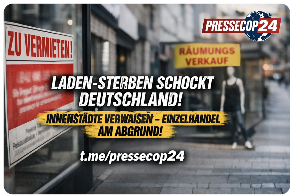 LADEN-STERBEN SCHOCKT DEUTSCHLAND! INNENSTÄDTE VERWAISEN – EINZELHANDEL AM ABGRUND!