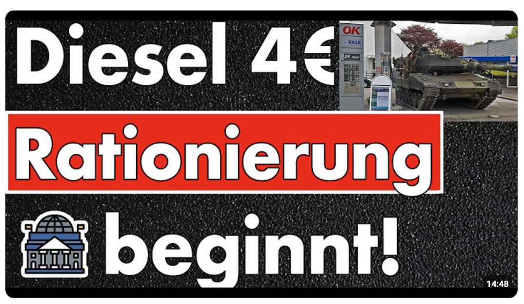 Militär im Einsatz – Diesel & Benzin wird rationiert! Preiseingriffe sind Gift – 4€/L kommen!