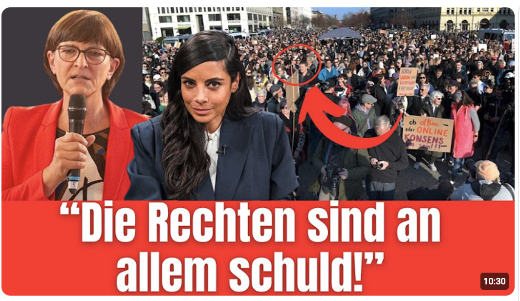 Saskia Esken eskaliert auf Demo für Collien Fernandes – UNGLAUBLICHE Vorwürfe!