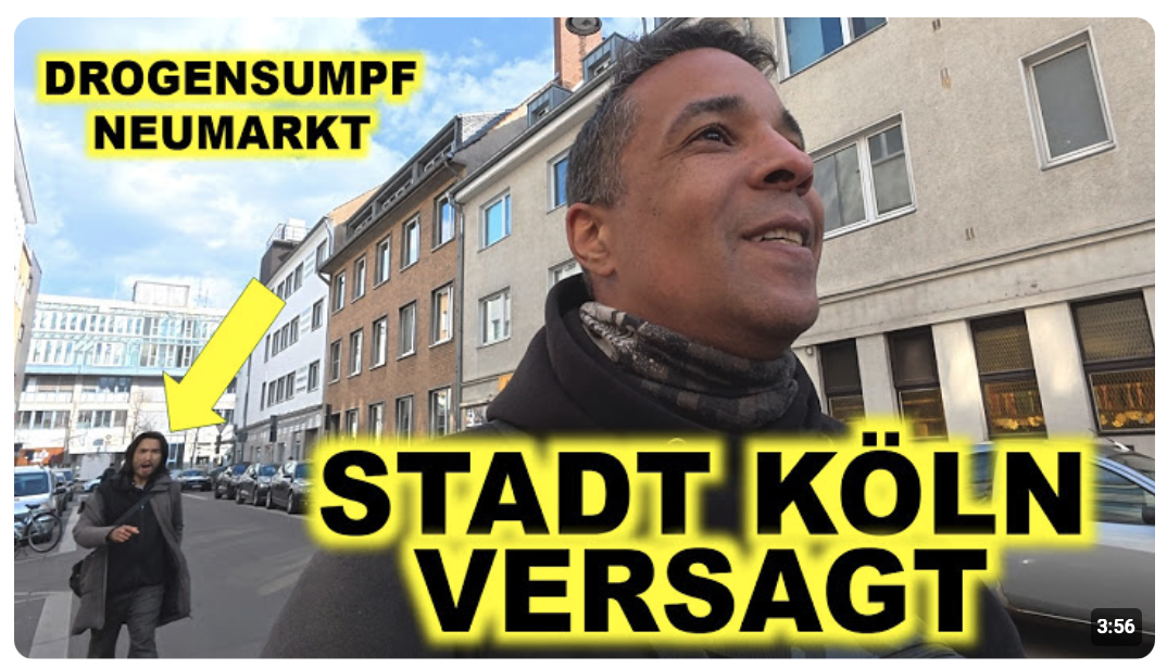Aggressive Drogenszene Neumarkt – Stadt Köln versagt komplett