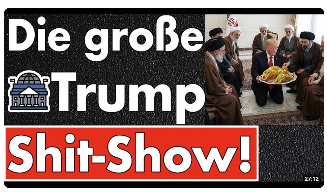 Gespräche mit dem Iran? Die Julia Klöckner der Mullahs dementiert! Luftbewegungen weiter massiv!