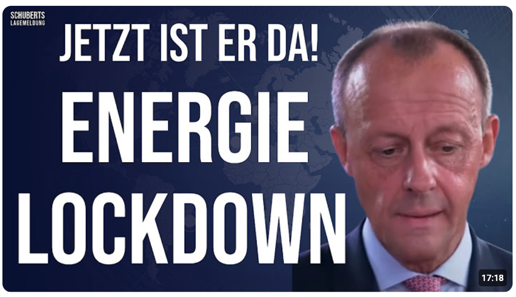 EILT SIE MACHEN ERNST! Energie-Lockdown beginnt! DAS droht jetzt jedem Bürger! Terror-Razzia!