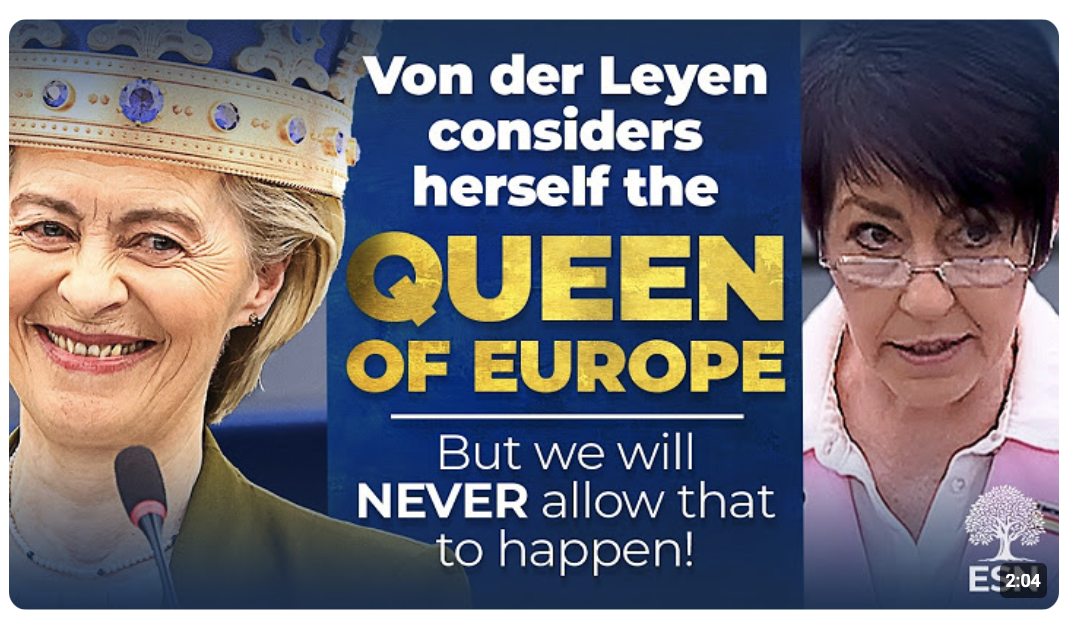 Von der Leyen hält sich für die Königin Europas: Aber das werden wir NIEMALS zulassen!