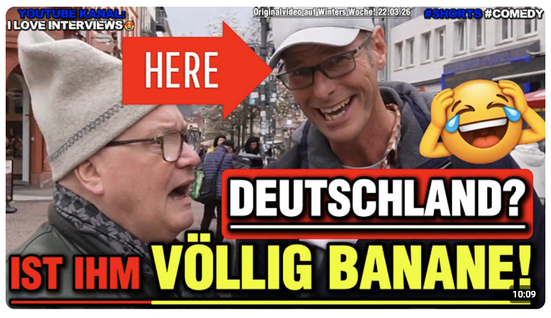 Wegen Alice Weidel (AfD)? BANANE MACHT KEINEN BOGEN MEHR UM DIE DDR! Lustigste Strassenumfragen!